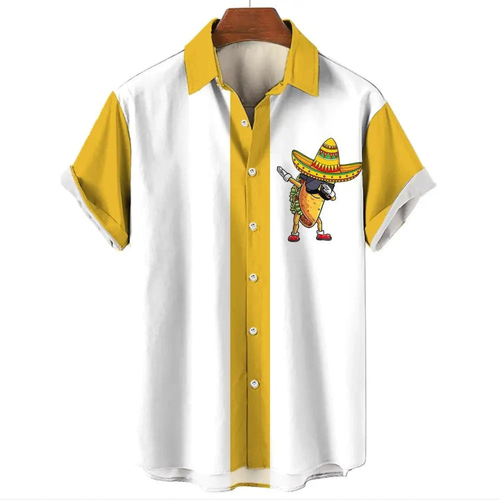Camisa Hawaiiana Vibrante para un Estilo Relajado y Aventura