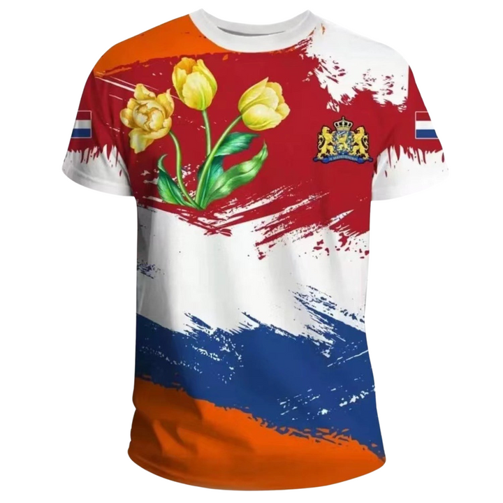 T-shirt męski z limitowanej edycji na Dzień Króla - świętuj królewskie święto w dobrym stylu