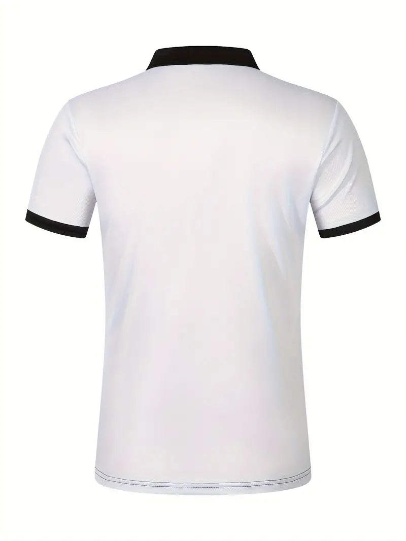 Koszulka polo dla mężczyzn - Slim Fit mit Streifenmuster - Kurzarm, casual i stilvoll