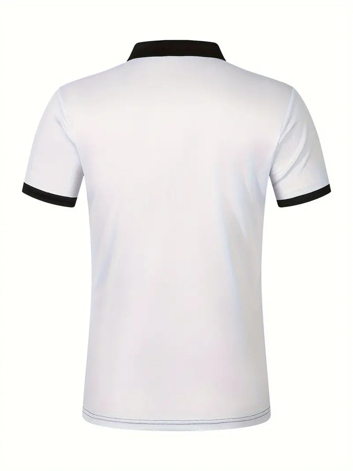 Koszulka polo dla mężczyzn - Slim Fit mit Streifenmuster - Kurzarm, casual i stilvoll