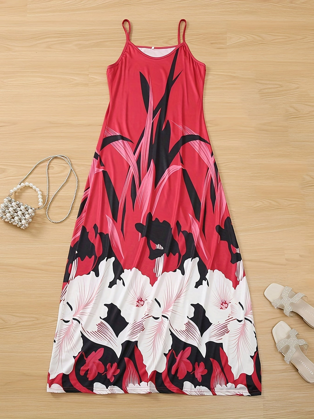 Dreamy Floral Spaghetti Strap Dress for Women - Perfect for Every Season