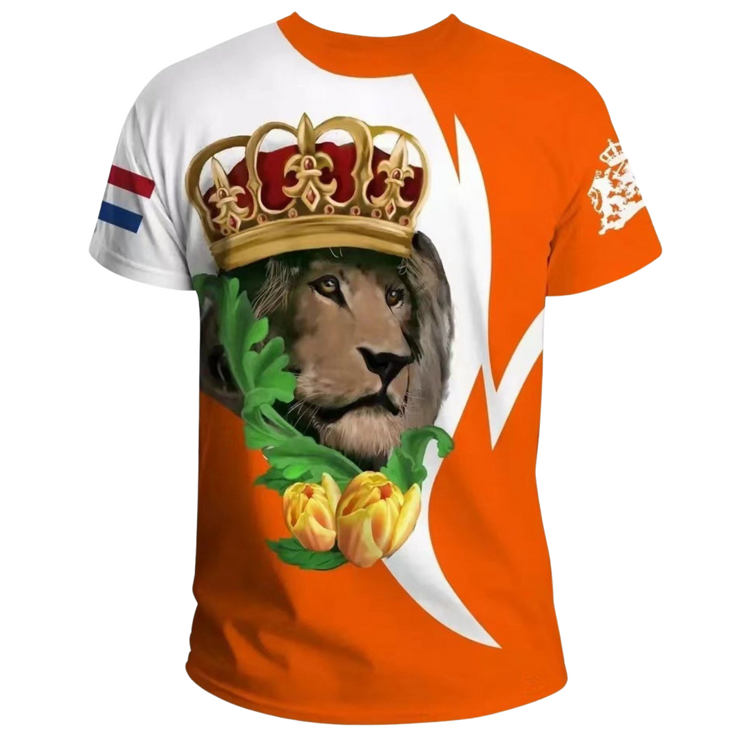 T-shirt męski z limitowanej edycji na Dzień Króla - świętuj królewskie święto w dobrym stylu