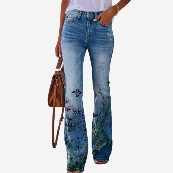 Spodnie damskie LIV Flare - modny i wygodny krój regular fit