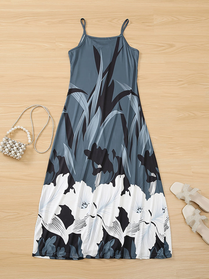 Dreamy Floral Spaghetti Strap Dress for Women - Perfect for Every Season