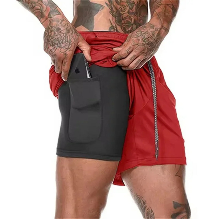 Męskie spodenki sportowe ActiveFlex 2 w 1 - wyjątkowy komfort i elastyczność