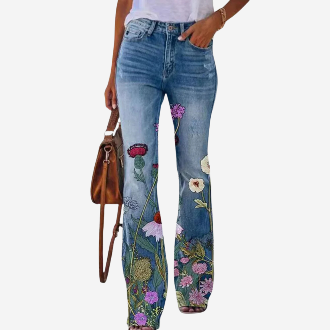 Spodnie damskie LIV Flare - modny i wygodny krój regular fit