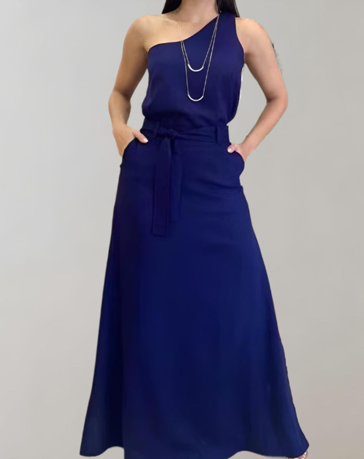 Damen Leichtes Sommerkleid - V-Ausschnitt Freizeit-Sundkleid