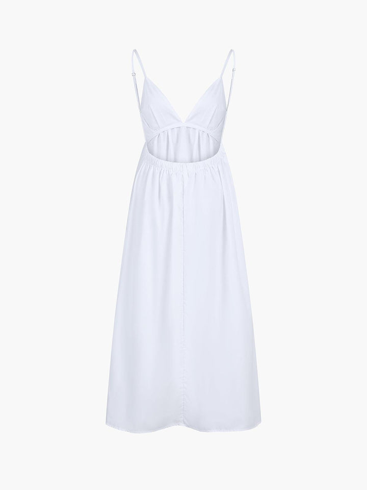 Elegant Women's Linen Midi Dress – Comfortable and Chic Summer Look