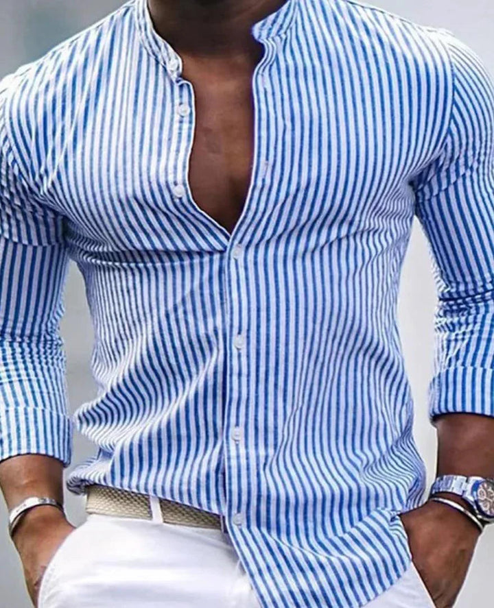 Camisa Clásica a Rayas para Hombre