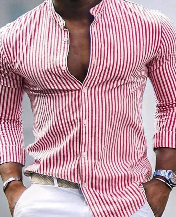 Camisa Clásica a Rayas para Hombre