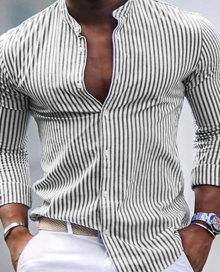Camisa Clásica a Rayas para Hombre