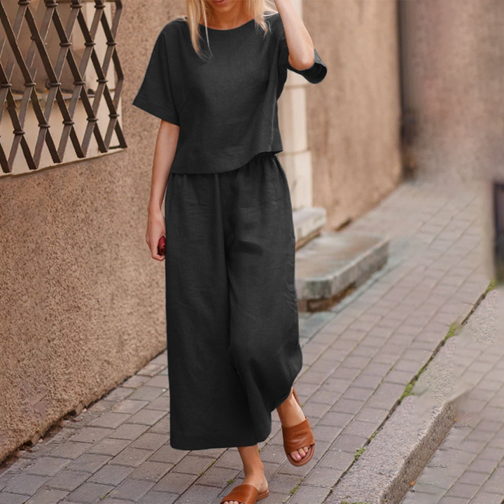 HAILEY - Elegancki zestaw casualowy łączący wygodę i styl
