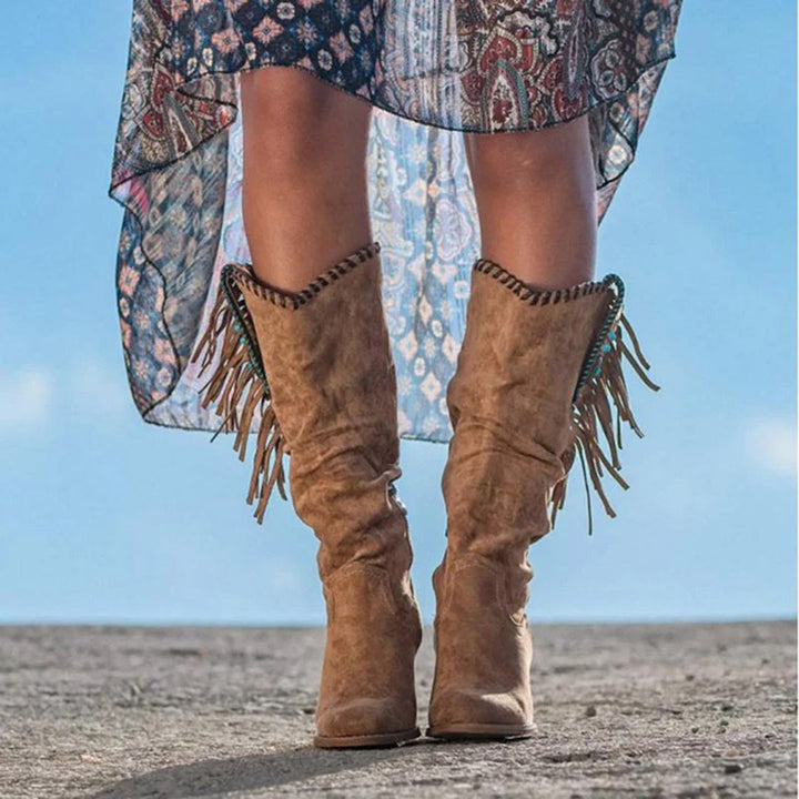 Buty Delilah Western Boho Chic - codzienna elegancja i styl