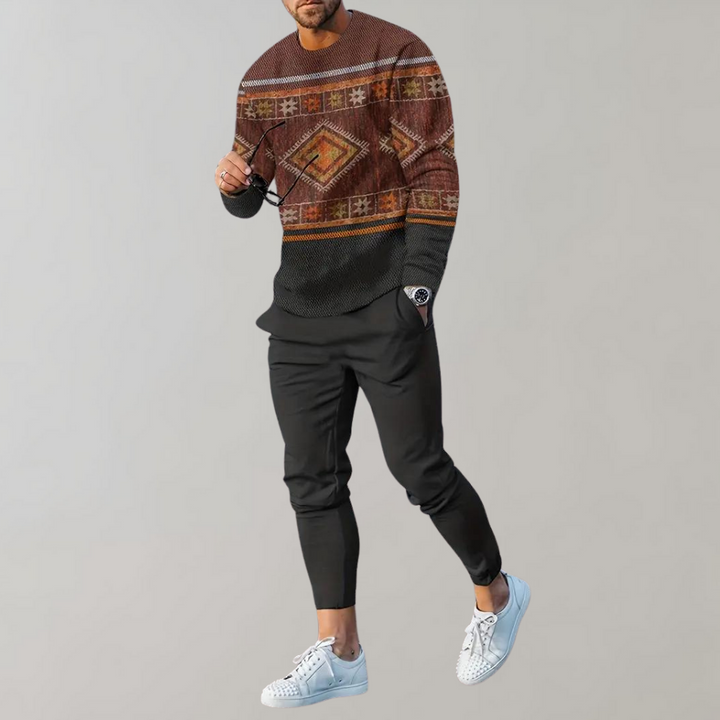 Leif - męski zestaw sportowy w eleganckim stylu vintage