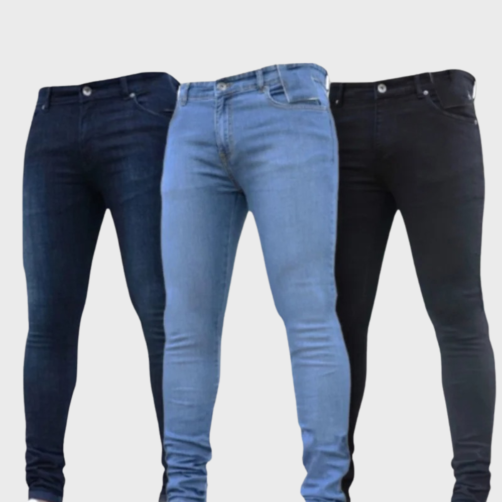 Męskie jeansy Slim Geir Jeans - obowiązkowy element modnego stylu!