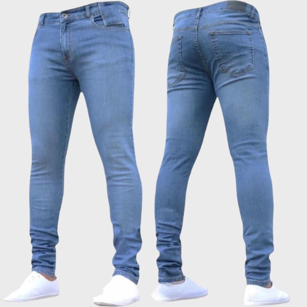 Męskie jeansy Slim Geir Jeans - obowiązkowy element modnego stylu!
