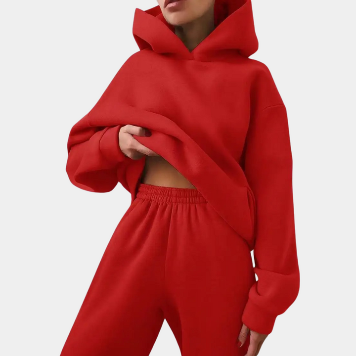 Eloise - szykowny 2-częściowy zestaw damski zapewniający modny, wyrafinowany styl