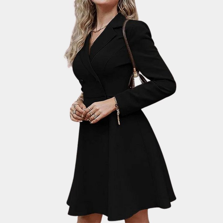 Solei - Elegancka marynarka o linii A i kobiecym kroju.