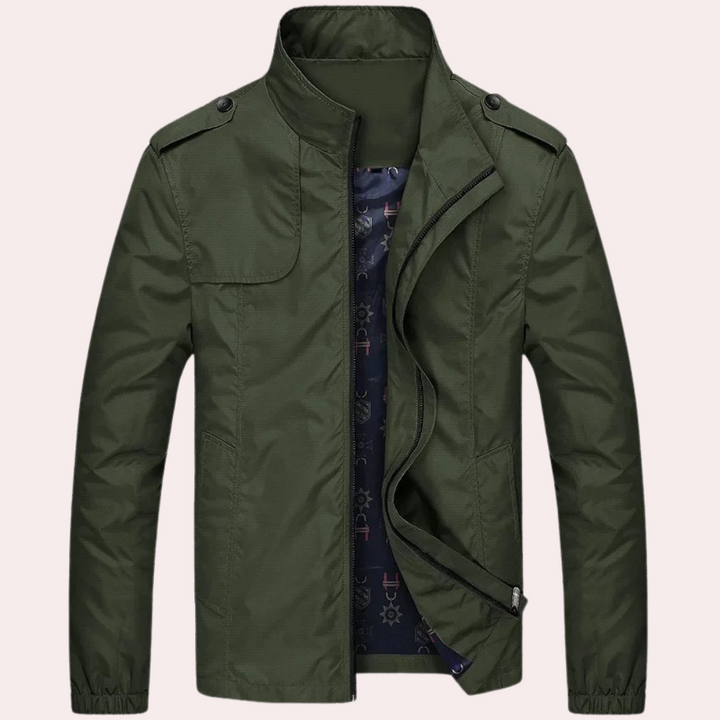 Męska elegancka kurtka bomber - Arthur