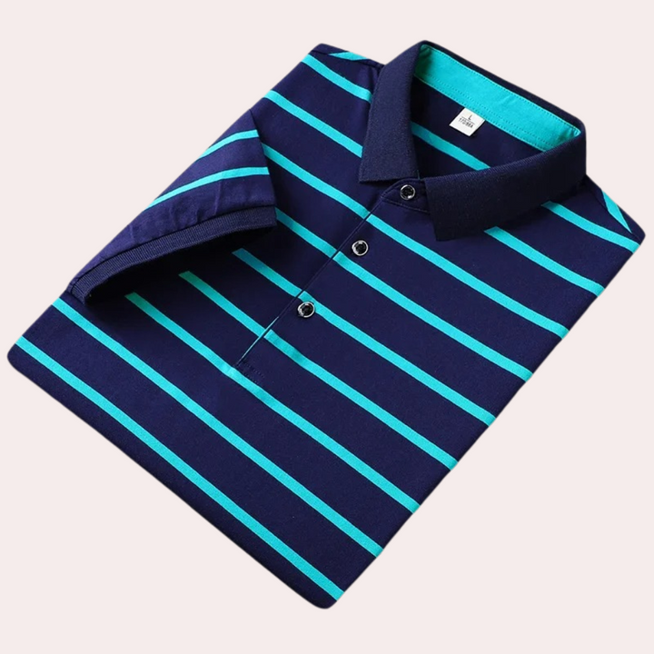 Męska koszulka polo Smart Stripe - Jett