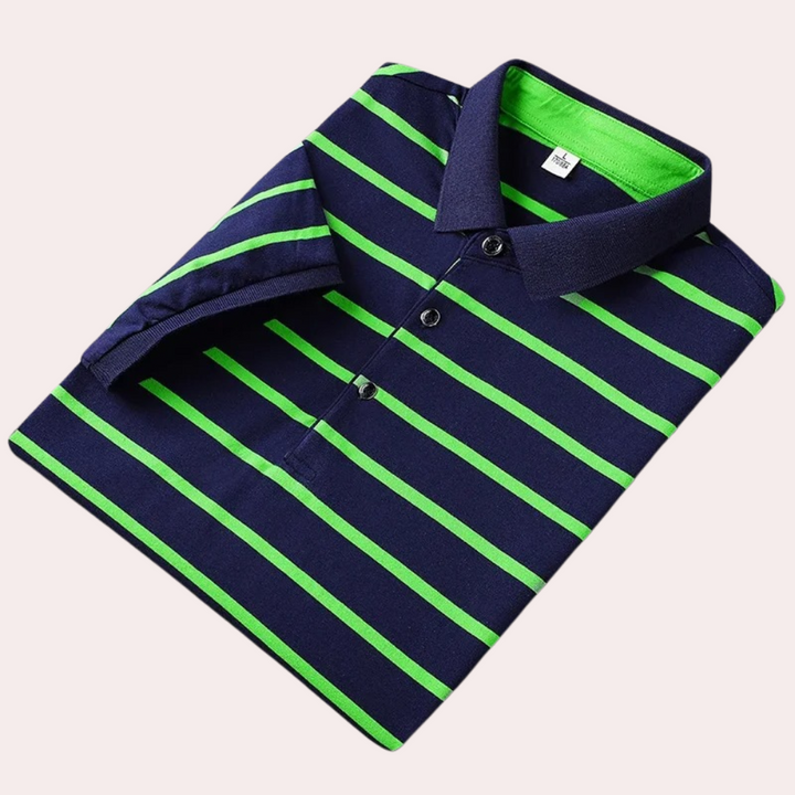 Męska koszulka polo Smart Stripe - Jett