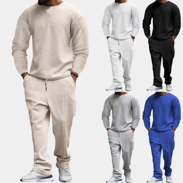 Larue - Elegancki i luksusowy dwuczęściowy zestaw męski