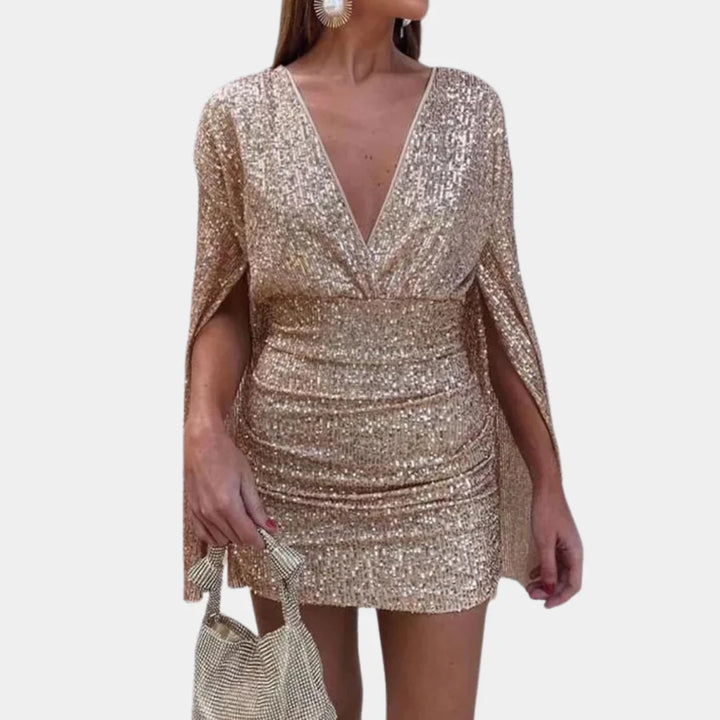 Elegancka sukienka Stardust Glamour zapewniająca lśniący wygląd
