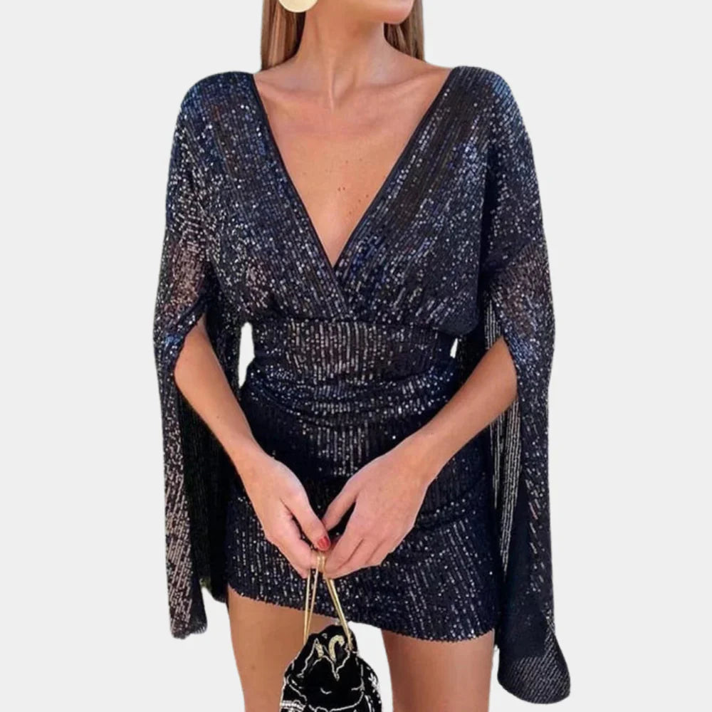 Elegancka sukienka Stardust Glamour zapewniająca lśniący wygląd
