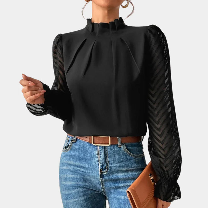 NOVA - Elegancka bluzka z szyfonu dla kobiet