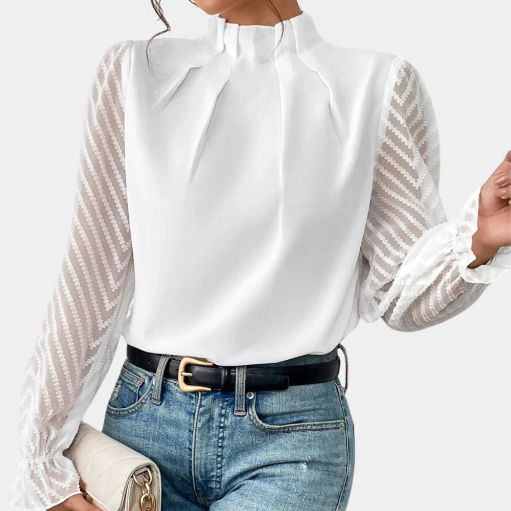 NOVA - Elegancka bluzka z szyfonu dla kobiet