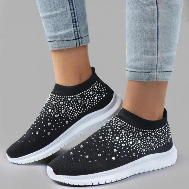 Breda - damskie buty sportowe typu slip-on, łączące elegancję i modny styl