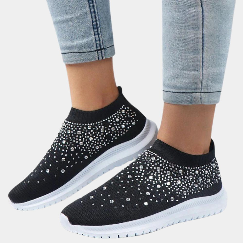 Breda - damskie buty sportowe typu slip-on, łączące elegancję i modny styl