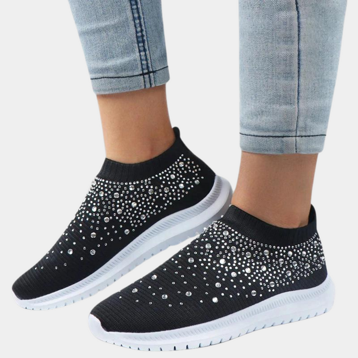 Breda - damskie buty sportowe typu slip-on, łączące elegancję i modny styl