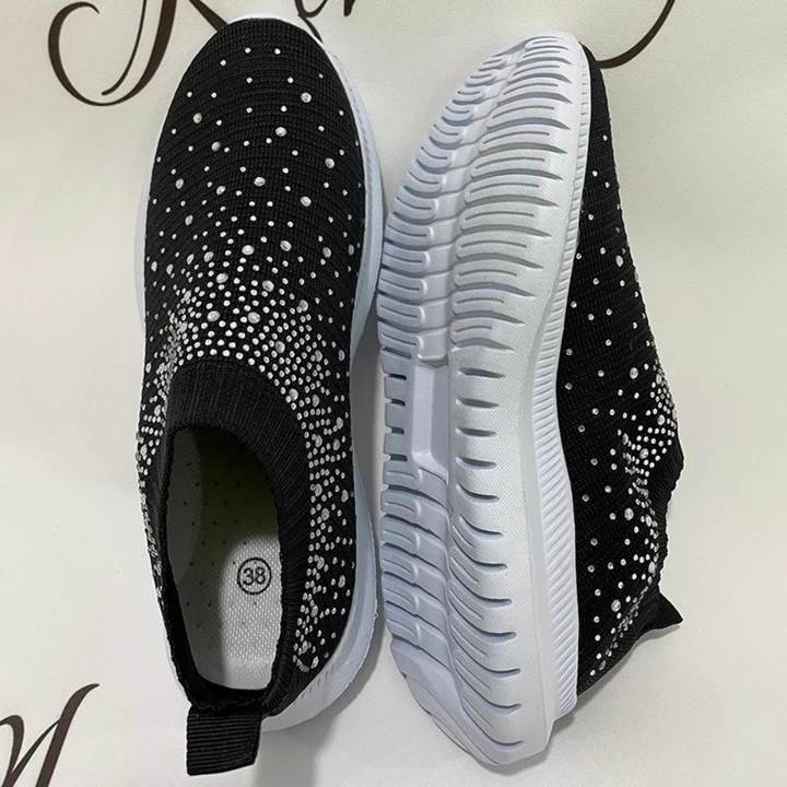 Breda - damskie buty sportowe typu slip-on, łączące elegancję i modny styl