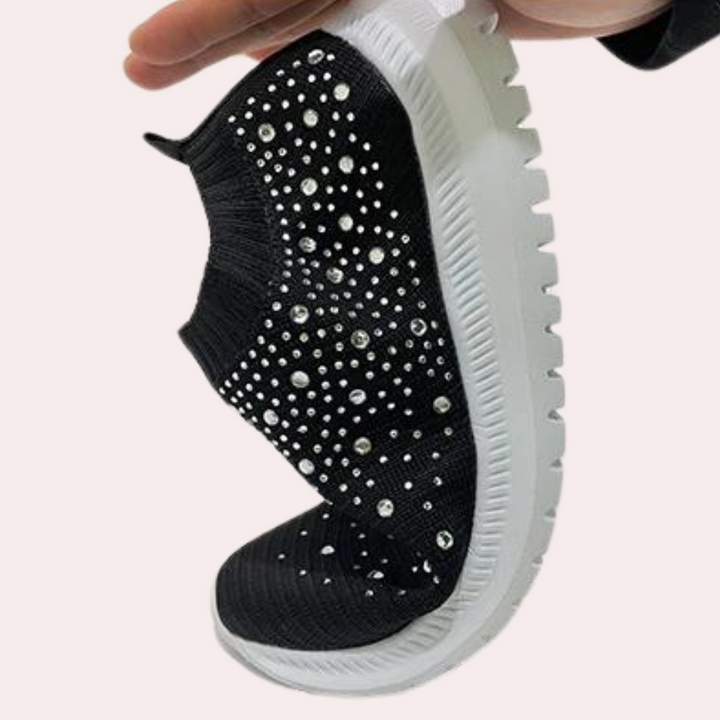 Breda - damskie buty sportowe typu slip-on, łączące elegancję i modny styl