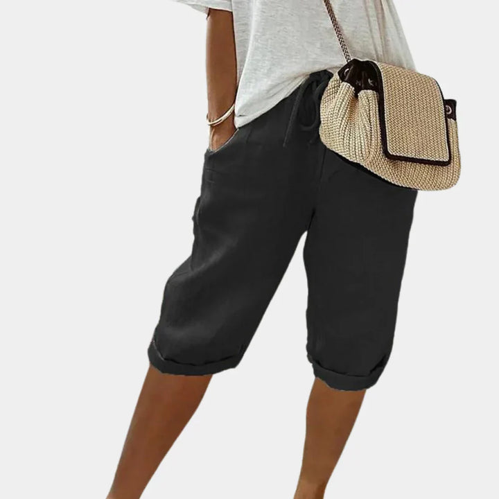 ComfortShorts Linen pour Femmes - Style et Confort Inégalés