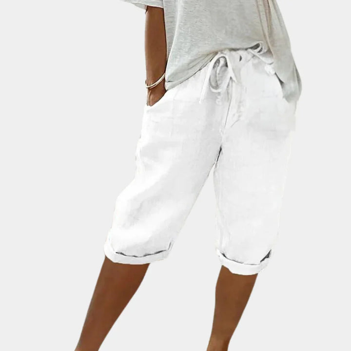 ComfortShorts Linen pour Femmes - Style et Confort Inégalés
