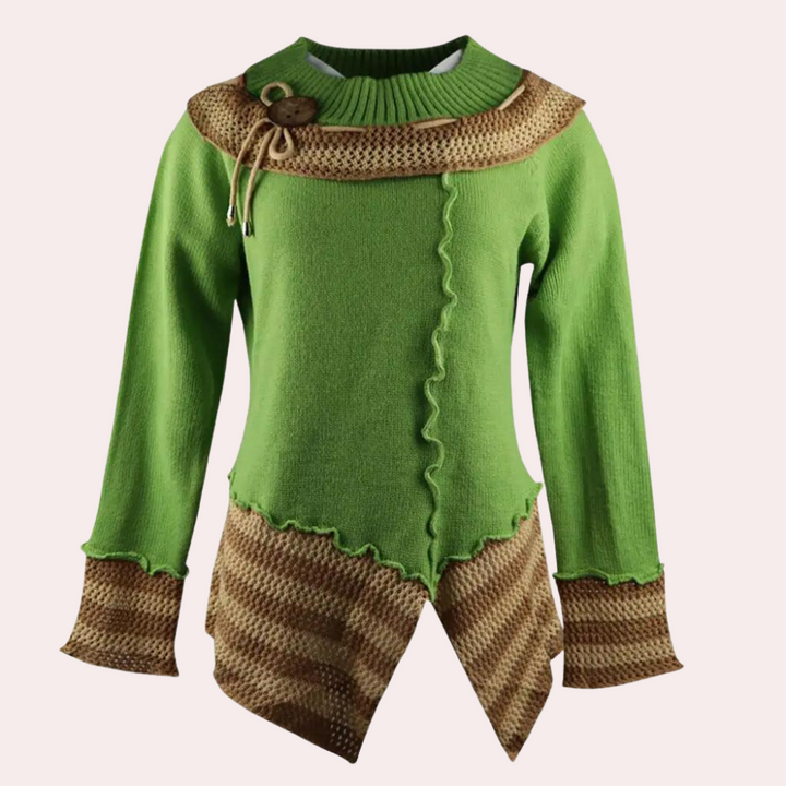 Kobiecy sweter z dzianiny gwarantujący elegancję