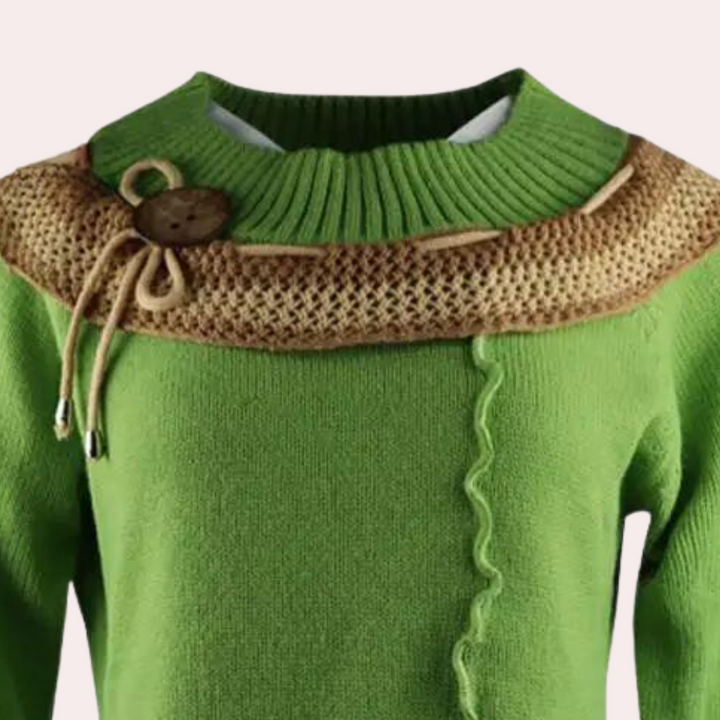 Kobiecy sweter z dzianiny gwarantujący elegancję