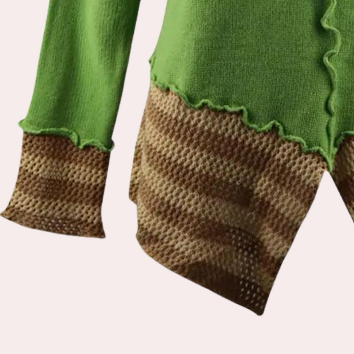 Kobiecy sweter z dzianiny gwarantujący elegancję