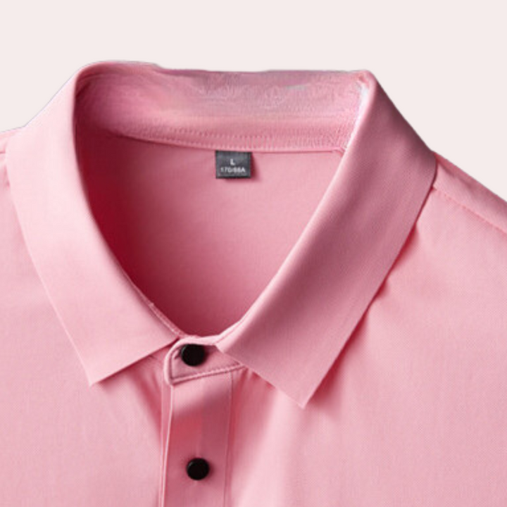 Luksusowa jedwabna koszulka polo dla mężczyzn Miguel: codzienna elegancja