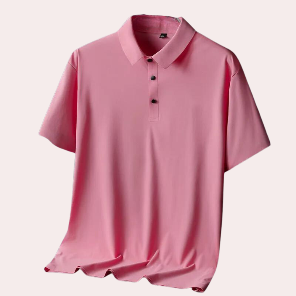 Luksusowa jedwabna koszulka polo dla mężczyzn Miguel: codzienna elegancja