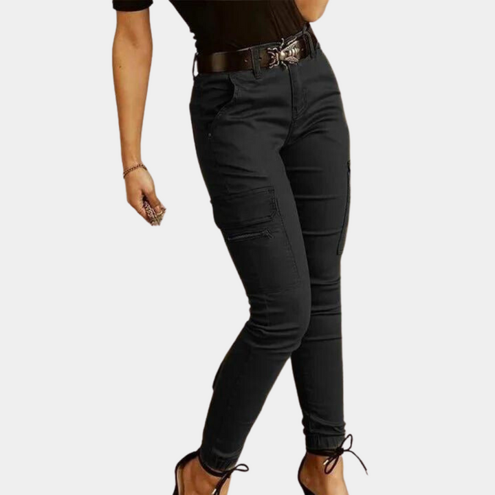 Modne damskie jeansy Casual Cargo Jeans zapewniające styl bez wysiłku