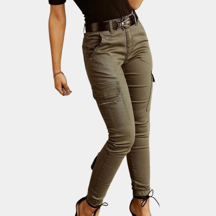 Modne damskie jeansy Casual Cargo Jeans zapewniające styl bez wysiłku