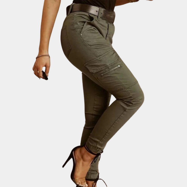 Modne damskie jeansy Casual Cargo Jeans zapewniające styl bez wysiłku
