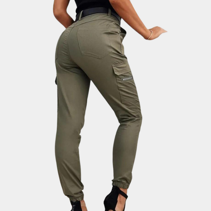Modne damskie jeansy Casual Cargo Jeans zapewniające styl bez wysiłku