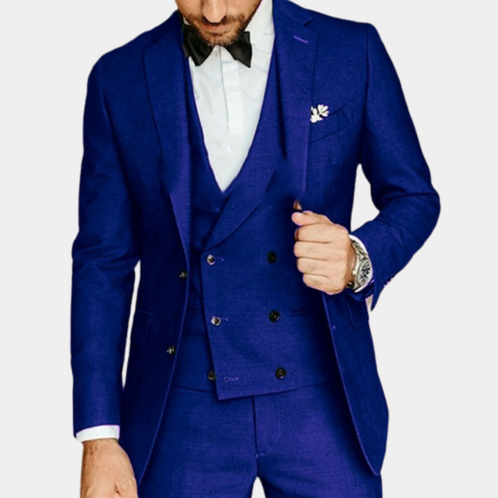 Elegancki 3-częściowy zestaw męski, idealny na każdą okazję