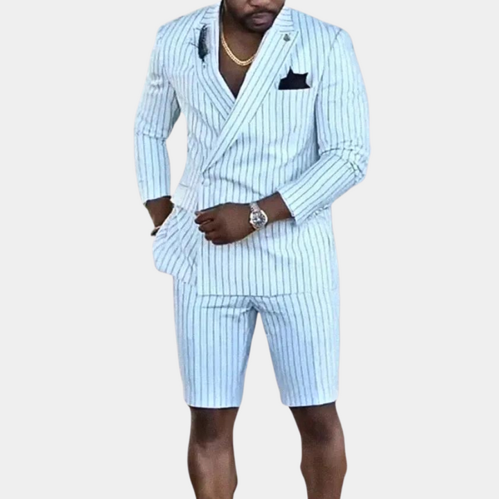 Szykowny 2-częściowy zestaw męski: modny styl i elegancja!