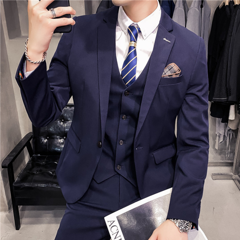 Nikola - 3-częściowy zestaw męski łączący elegancję i luksus