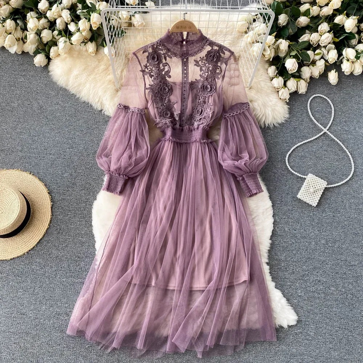 Fleur - Elegancka sukienka w kwiaty na każdą okazję